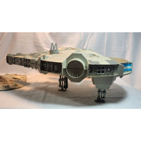 Star Wars 1995 Electronic Millennium Falcon Kenner Tonka Incomplete Han Solo - Picture 8 of 10